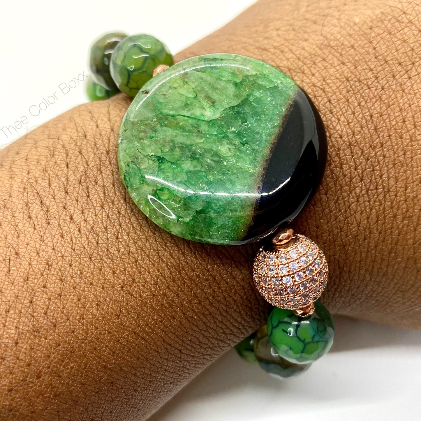 'Passion Papaya Green Tea' Bracelet