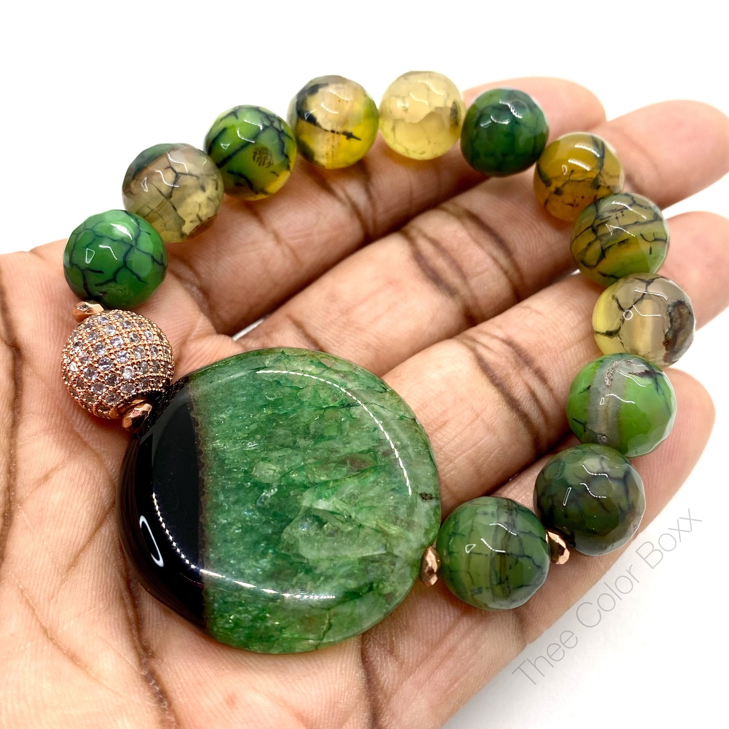 'Passion Papaya Green Tea' Bracelet